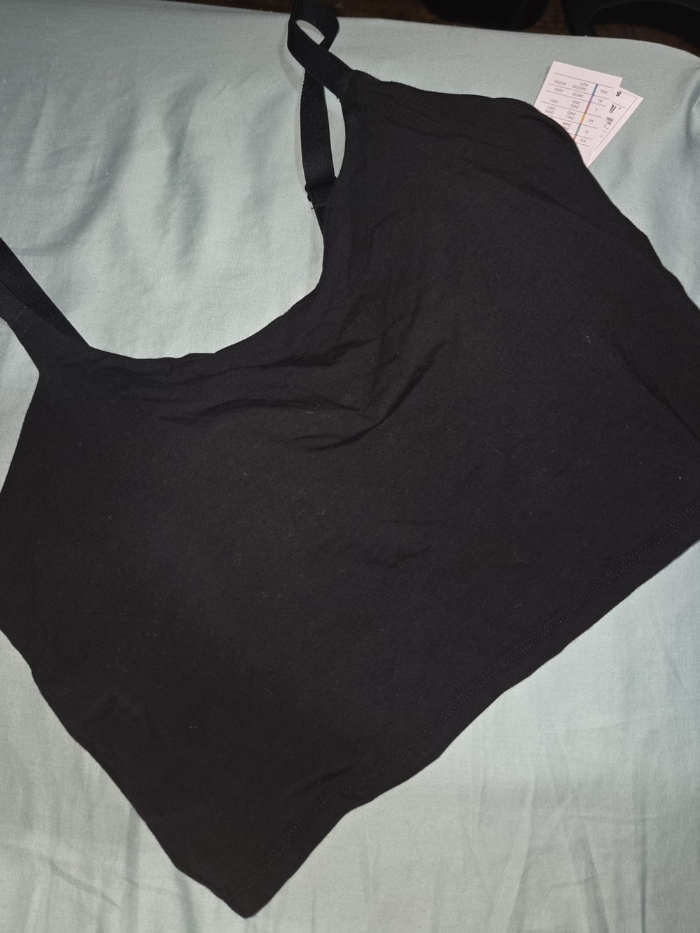 Auden Black Seamless Tank Bralette